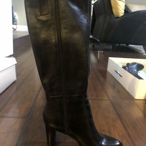 Leather boots